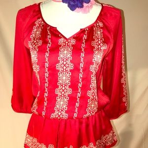 WHBM silk blouse